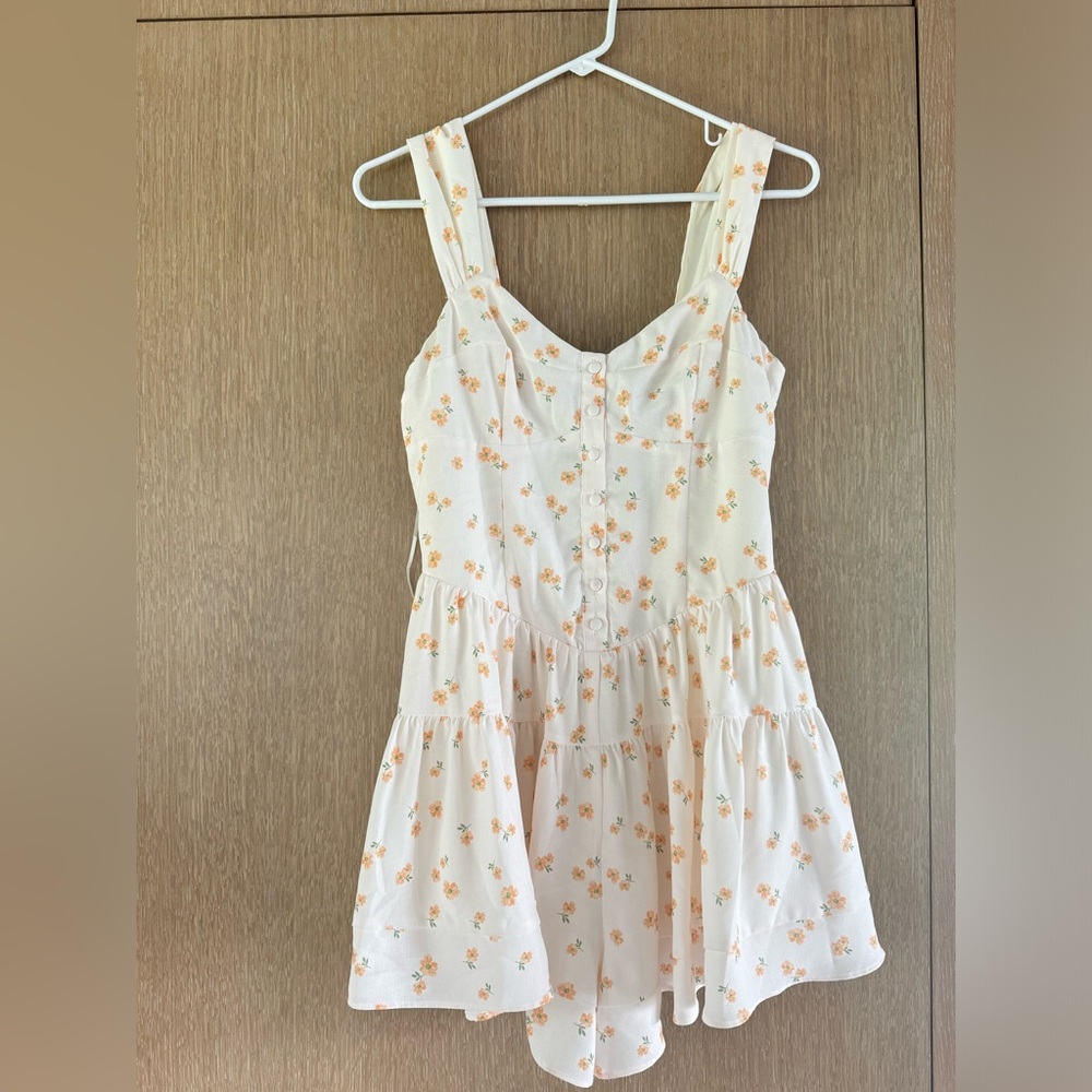 Cotton Candy LA Floral Romper